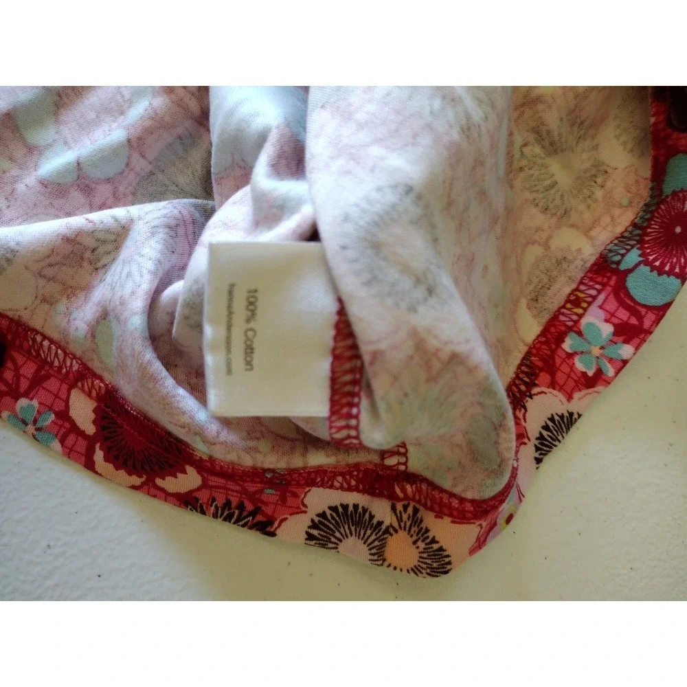 Hanna Andersson Kids Dress Pink Floral‎ Print Sleeveless Cotton Size 100